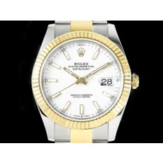 로렉스 데이저스트 41mm 옐로우골드 화이트 다이얼 | DateJust 41 126333 904L SS_YG VSF 1_1 Best Edition White Dial on Oyster Bracelet VS3235_files