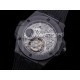 휴블럿 빅뱅 투어빌론 킹 45mm PVD 블랙 스켈레톤 다이얼 | Big Bang Tourbillon King 45mm PVD MJF Best Edition Skeleton Dial on Black Rubber Strap