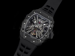 [RICHARD MILLE] 리차드밀레 RM012 투어빌론 포지 카본 베젤 스켈레톤 다이얼, 올블랙, 홍콩명품시계 무브타임, 남자명품시계,워치,손목시계