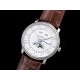[BLANCPAIN] 블랑팡 빌레레 데이데이트 문페이즈 화이트 다이얼, 홍콩명품시계,워치,남자명품시계,브라운가죽스트랩
