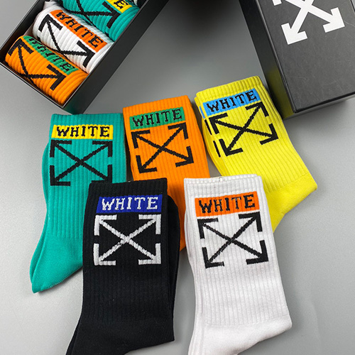 [홍콩명품.Off White]오프화이트 22SS 선물용 양말 종아리양말 롱삭스 5종 ET401, MAR, 홍콩명품쇼핑몰,무브타임,악세사리,잡화,생활용품
