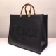 [홍콩명품,FENDI] 펜디 23SS 선샤인 라지 쇼퍼백 (블랙), BGM1123, MD, 홍콩명품가방,손목가방,크로스백,핸드백,구매대행,무브타임