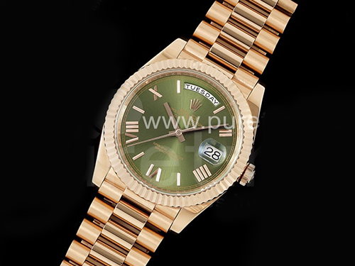 [홍콩명품시계.ROLEX] 롤렉스 데이데이트 40mm 로즈골드 그린 다이얼, 명품직구,구매대행,럭셔리,남자명품시계,워치,중년남자