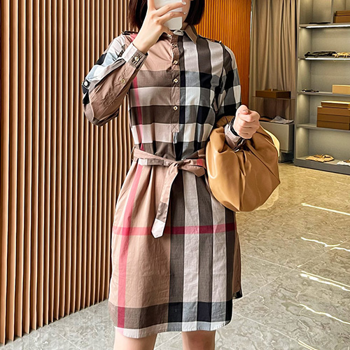 [홍콩명품.Burberry] 버버리 23SS 켈시 빈티지 체크 원피스 80277081, BM5950, BR, 홍콩명품쇼핑몰,인터넷명품,온라인명품사이트,여자명품,해외직구