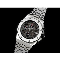 [홍콩명품시계.AUDEMARS PIGUET] 오데마피게 로얄오크 오프쇼어 42mm 크로노 그레이 다이얼, 남자명품시계,워치,중년남자,SA,명품시계,메탈밴드