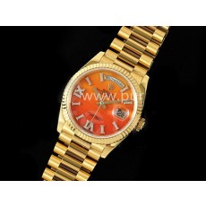 [홍콩명품시계.ROLEX] 롤렉스 데이데이트 36mm 옐로우골드 레드 다이얼, 명품직구,구매대행,럭셔리,남자명품시계,워치,중년남자