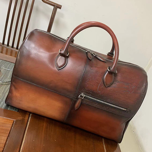 [홍콩명품.BERLUTI] 벨루티 23SS Jour Off MM 스크리토 핸드백 (브라운), BGM1823, BLB, 홍콩명품가방,명품쇼핑몰,크로스백,핸드백,구매대행,무브타임