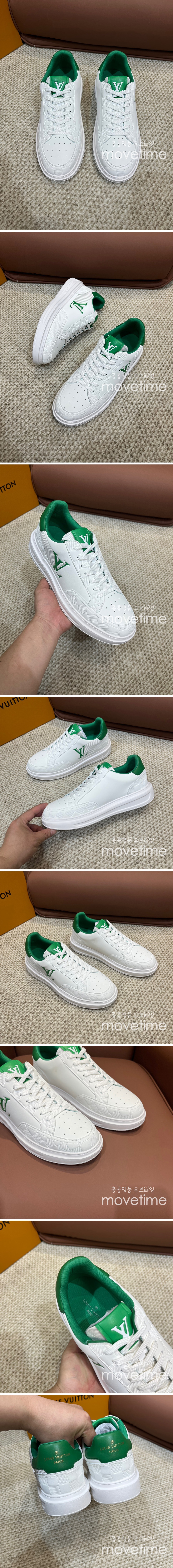 [홍콩명품.LOUIS VUITTON] 루이비통 23SS 비버리 힐스 스니커즈 (그린), SE1894, ALW, 무브타임사이트,인터넷명품쇼핑몰,남자명품,슈즈,신발