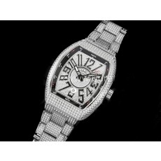 [홍콩명품시계.FRANCK MULLER] 프랑크뮬러 뱅가드 풀 다이아몬드 베젤 다이아몬드다이얼, 명품레플리카,럭셔리,남자명품시계,워치