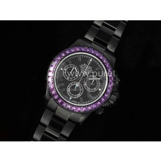 로렉스 롤렉스 데이토나 PVD 퍼플다이아몬드 베젤 블랙 다이얼, 홍콩명품시계,명품쇼핑몰,사이트,해외직구,온라인,워치,손목시계,메탈시계