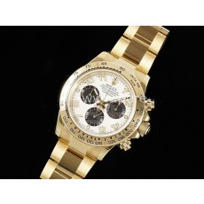 [홍콩명품시계.ROLEX] 로렉스 롤렉스 데이토나 116508 옐로우골드 화이트 다이얼