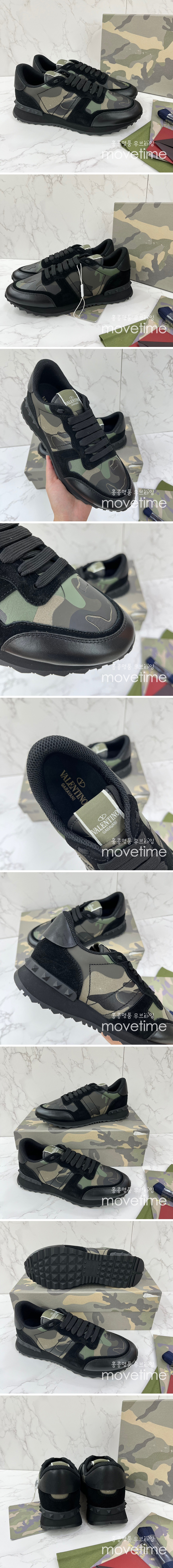 [홍콩명품.Valentino] 발렌티노 23SS 로고 카모플라쥬 스니커즈 (블랙), SE2263, PMD, 홍콩명품쇼핑몰,무브타임,악세사리,잡화,생활용품
