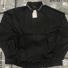 [홍콩명품.BALENCIAGA] 발렌시아가 23SS 로고 자수 포플린 남방 셔츠 (2컬러), BM11090, JU, 홍콩명품의류,구매대행,온라인명품