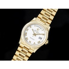 [홍콩명품시계.ROLEX] 로렉스 데이데이트 36mm 옐로우골드 화이트 다이얼