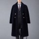 [홍콩명품.THOME BROWNE] 톰브라운 24SS 로고 밍크 롱 코트 (블랙), BM11537, TOM, 홍콩명품의류,구매대행,온라인명품