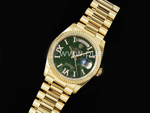 [ROLEX] 로렉스 롤렉스 데이데이트 36mm 옐로우골드 그린 다이얼
