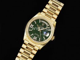 [ROLEX] 로렉스 롤렉스 데이데이트 36mm 옐로우골드 그린 다이얼
