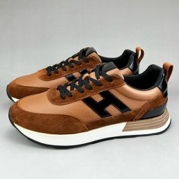 [홍콩명품.Hermes] 에르메스 24SS H로고 레더 가죽 스니커즈 운동화 (브라운), SE2704, S3, 명품스니커즈,운동화,구두,로퍼,하이탑,신발