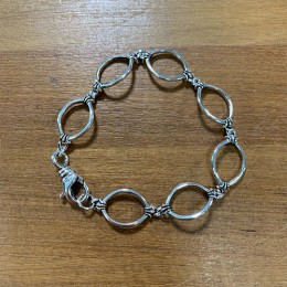 [홍콩명품.Chrome Hearts] 크롬하츠 24SS 로고 925실버 팔찌, ET2219, CR1, 명품악세사리,팔찌,귀걸이,반지