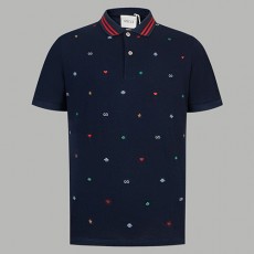 [홍콩명품,Christian Dior] 디올 24SS 로고 BEE자수 카라 폴로 반팔 티셔츠 (네이비), BM14372, JU, 홍콩명품의류,구매대행,온라인명품