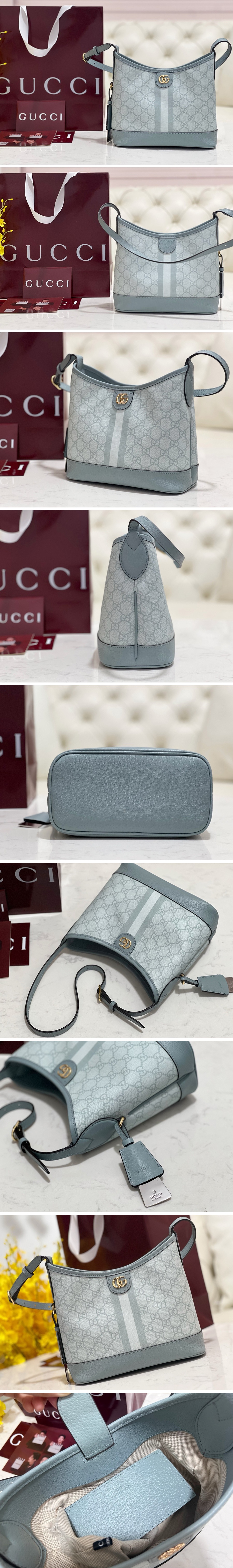 [홍콩명품.Gucci] 구찌 24SS 로고 오피디아 GG 스몰 숄더백 781402 (그레이), BGM3374, BDA, 홍콩명품가방,명품쇼핑몰,크로스백,핸드백,구매대행,무브타임
