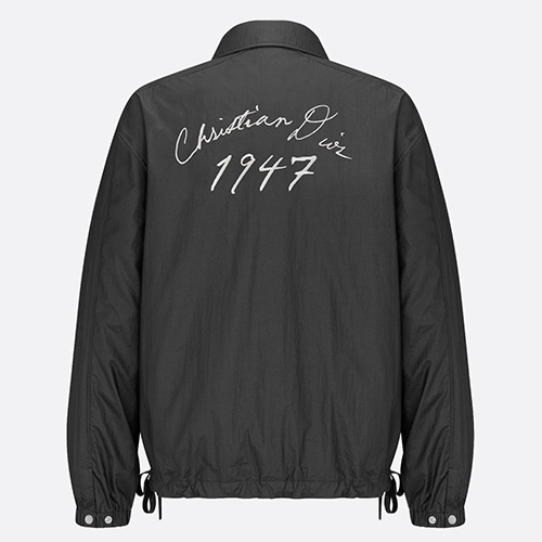 [홍콩명품,Christian Dior] 디올 24SS 로고 1947 카라 봄버 자켓 (블랙), BM15683, JU, 홍콩명품의류,구매대행,온라인명품