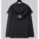 [홍콩명품.BALENCIAGA] 발렌시아가 24SS 로고 후드 긴팔 티셔츠 (블랙), BM16281, JU, 홍콩명품의류,구매대행,온라인명품