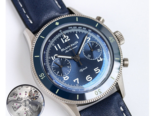 [BLANCPAIN] 블랑팡 피프티 패덤스 45mm 크로노 블루 다이얼(2컬러)