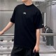 [홍콩명품.BALENCIAGA] 발렌시아가 24SS 스포티로고 자수 반팔 티셔츠 (블랙), BM17960, KB, 홍콩명품의류,구매대행,온라인명품