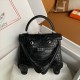 [가격문의][홍콩명품.Hermes] 에르메스 25SS 로고 Kelly Doll 악어가죽 토트백 핸드백 (블랙-은장), BGM4414, BDA, 홍콩명품가방,명품쇼핑몰,크로스백,핸드백,구매대행