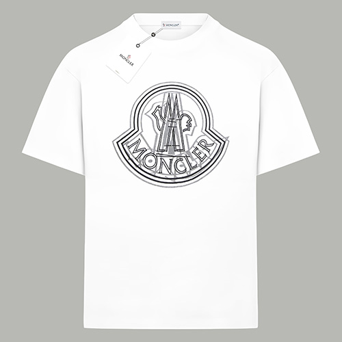 [홍콩명품.MONCLER] 몽클레어 25SS 로고 그래픽 프린트 반팔 티셔츠 (2컬러), BM19048, HH, 홍콩명품의류,구매대행,온라인명품