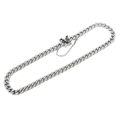 [홍콩명품.LOUIS VUITTON] 루이비통 25SS 로고 SPIKE 52cm 스틸 목걸이, ET2808, KK, 홍콩명품의류,구매대행,온라인명품