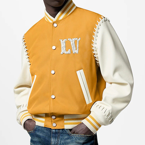 [홍콩명품.LOUIS VUITTON] 루이비통 25SS 로고 레더 가죽 바시티 자켓 1AFXDF, BM19408, TOM, 홍콩명품의류,구매대행,온라인명품