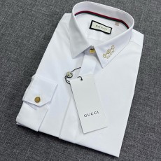 [홍콩명품.Gucci] 구찌 25SS 로고 자수 남방 셔츠 (화이트), BM19417, JQ, 홍콩명품의류,구매대행,온라인명품