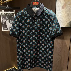 [홍콩명품.Hermes] 에르메스 25SS 로고 패턴 카라 폴로 반팔 티셔츠 (2컬러), BM19474, G5, 홍콩명품의류,구매대행,온라인명품