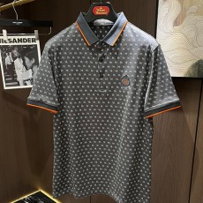 [홍콩명품.Hermes] 에르메스 25SS 로고 패턴 카라 폴로 반팔 티셔츠 (2컬러), BM19475, G5, 홍콩명품의류,구매대행,온라인명품