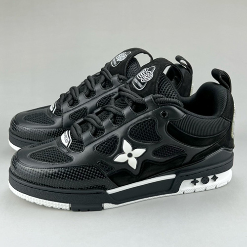 [홍콩명품.LOUIS VUITTON] 루이비통 25SS 로고 남여 SKATE 스니커즈 운동화 (블랙), SE4628, S3, 명품스니커즈,운동화,구두,로퍼,하이탑,신발