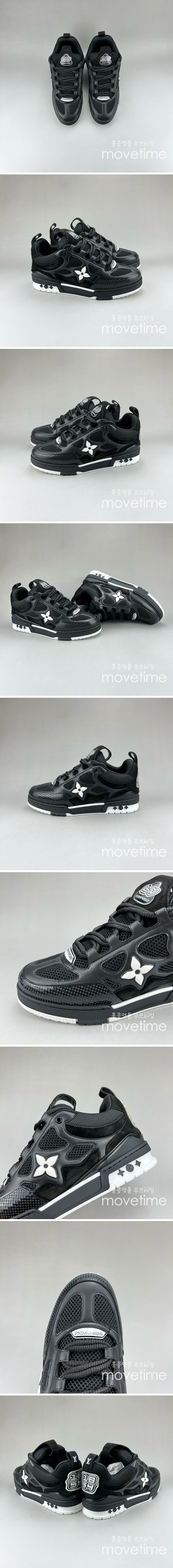 [홍콩명품.LOUIS VUITTON] 루이비통 25SS 로고 남여 SKATE 스니커즈 운동화 (블랙), SE4628, S3, 명품스니커즈,운동화,구두,로퍼,하이탑,신발