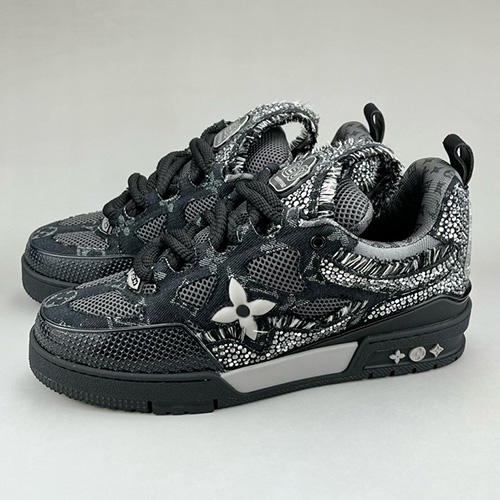 [홍콩명품.LOUIS VUITTON] 루이비통 25SS 로고 SKATE 스니커즈 운동화 (블랙), SE4639, S3, 명품스니커즈,운동화,구두,로퍼,하이탑,신발