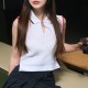 [홍콩명품.THOME BROWNE] 톰브라운 25SS 로고 여성 카라 니트 탑 (화이트), BM19602, 13C, 홍콩명품의류,구매대행,온라인명품