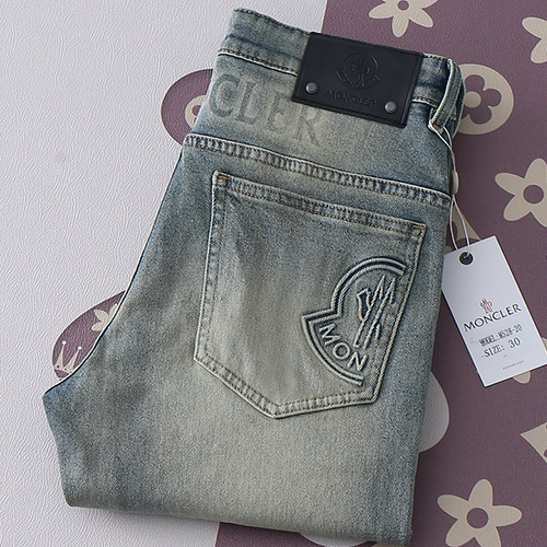 [홍콩명품.MONCLER] 몽클레어 25SS 로고 데님 팬츠 진 청바지, BM19655, HH, 홍콩명품의류,구매대행,온라인명품