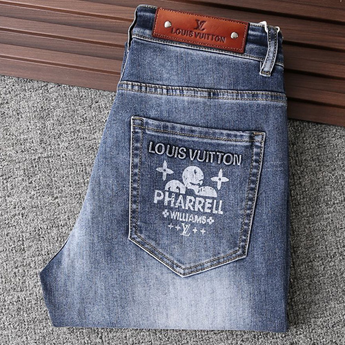 [홍콩명품.LOUIS VUITTON] 루이비통 25SS 로고 데님 팬츠 진 청바지, BM19659, HH, 홍콩명품의류,구매대행,온라인명품