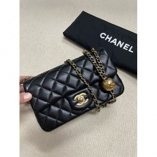 [홍콩명품.CHANEL] 샤넬 25SS 로고 23K 퀄팅 레더 가죽 미니 크로스백 (블랙-금장), BGM4669, BC, 홍콩명품가방,명품쇼핑몰,크로스백,핸드백,구매대행