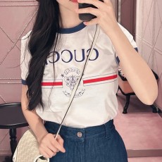 [홍콩명품.Gucci] 구찌 25SS 로고 프린트 여성 반팔 티셔츠 (화이트), BM19829, KB, 홍콩명품의류,구매대행,온라인명품