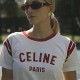 [홍콩명품.CELINE] 셀린느 25SS 로고 프린트 여성 반팔 티셔츠 (화이트), BM19833, 13C, 홍콩명품의류,구매대행,온라인명품