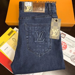 [홍콩명품.LOUIS VUITTON] 루이비통 25SS 로고 데님 팬츠 진 청바지, BM19958, S1F, 홍콩명품의류,구매대행,온라인명품