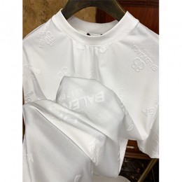 [홍콩명품.BALENCIAGA] 발렌시아가 25SS 로고 패턴 반팔 티셔츠 (2컬러), BM19988, S1F, 홍콩명품의류,구매대행,온라인명품