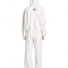 [홍콩명품.BALENCIAGA] 발렌시아가 25SS 로고 언더아머 콜로보 후드 집업 자켓 + 팬츠 바지 상하의 세트 (화이트), BM20141, KB, 홍콩명품의류,구매대행,온라인명품