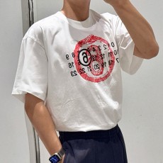 [홍콩명품.Maison Margiela] 메종마르지엘라 25SS 로고 그래픽 프린트 반팔 티셔츠 (화이트), BM20235, YS, 홍콩명품의류,구매대행,온라인명품