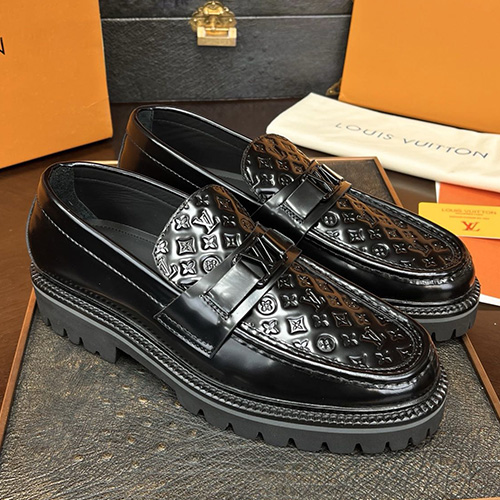 [홍콩명품.LOUIS VUITTON] 루이비통 25SS 로고 모노그램 Archlight 레더 가죽 구두 로퍼 (블랙), SE4693, S1, 명품스니커즈,운동화,구두,로퍼,하이탑,신발